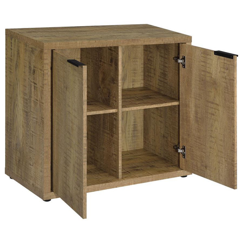 Pepita - 2 Door Engineered Wood Accent Cabinet - Mango Brown - JaxCo Furniture