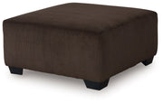 Kimlee - Chocolate - Oversized Accent Ottoman - JaxCo Furniture