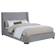 Rennes - Upholstered Wingback Platform Bed - JaxCo Furniture