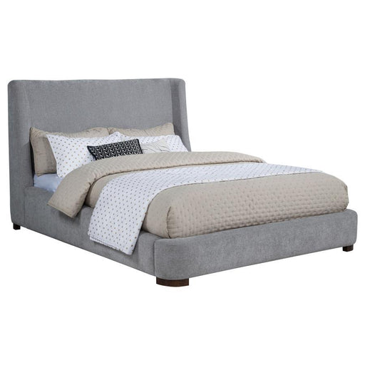 Rennes - Upholstered Wingback Platform Bed - JaxCo Furniture