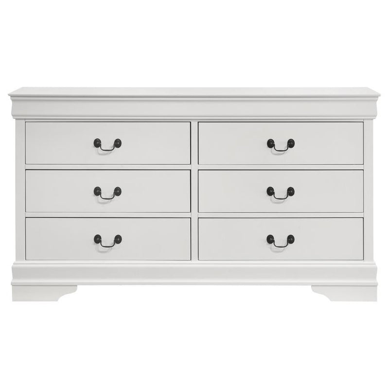 Louis Philippe - Six-Drawer Dresser - JaxCo Furniture