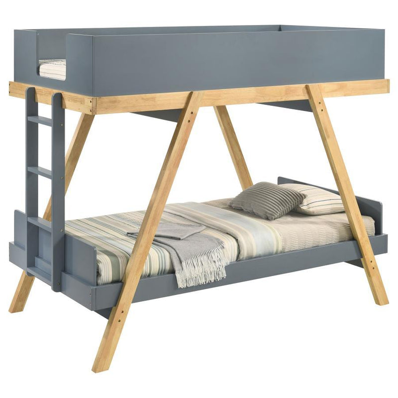 Frankie - Bunk Bed With 7" Mattresses - JaxCo Furniture