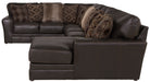 Denali - Italian Leather Match Sectional - JaxCo Furniture