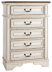 Realyn - Chipped White - Chest - JaxCo Furniture