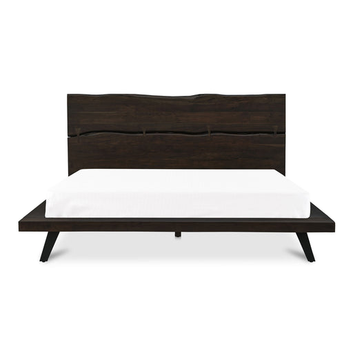 Madagascar - King Platform Bed - Dark Brown - JaxCo Furniture