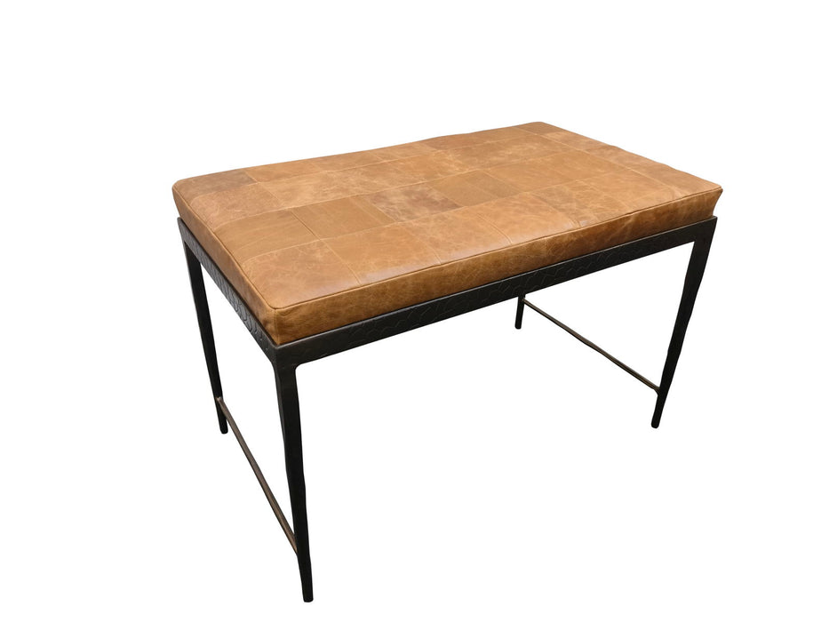 Malo - 28" Leather Bench - JaxCo Furniture