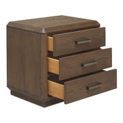 Caleb - Accent Nightstand - Dark Brown - JaxCo Furniture