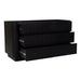 Povera - 6 Drawer Dresser - Black - JaxCo Furniture