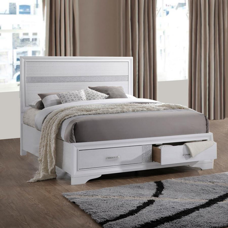 Miranda - Storage Wood Panel Bed - JaxCo Furniture