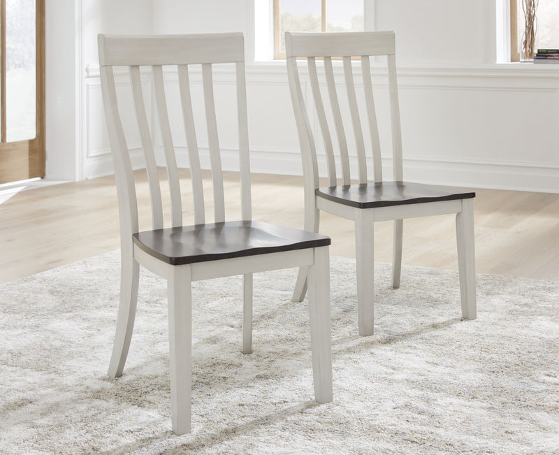 Darborn - Gray / Brown - Dining Room Side Chair (Set of 2) - JaxCo Furniture