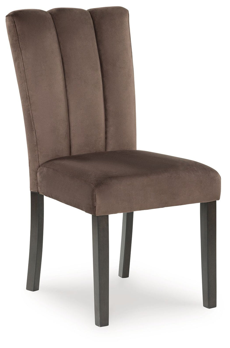 Jeshina - Mocha - Dining Upholstered Side Chair (Set of 2) - JaxCo Furniture