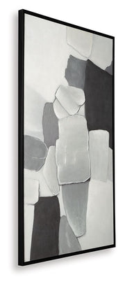 Adilson - White / Gray / Black - Wall Art - JaxCo Furniture