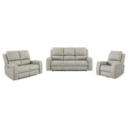 Brickston - Triple Power Reclining Sofa Set - JaxCo Furniture