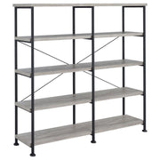 Analiese - 4-Shelf Double Bookshelf - JaxCo Furniture