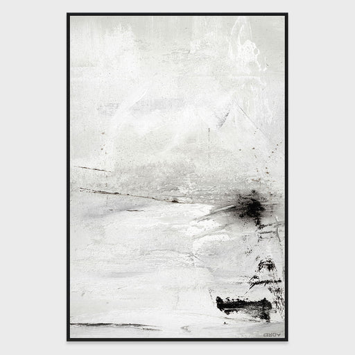 Silence II - 40" x 60" Canvas Art - White - JaxCo Furniture