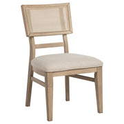 Kailani - Radio Weave Cane Dining Side Chair (Set of 2) - Beige Oak - JaxCo Furniture