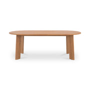 Delta - Oval Outdoor Dining Table - Natural - JaxCo Furniture