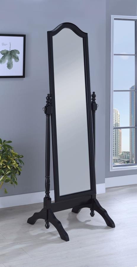 Cabot - Wood Adjustable Length Cheval Mirror - JaxCo Furniture