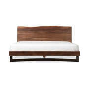 Bent - King Size Bed - Natural Stain - JaxCo Furniture