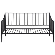 Newbury - Metal Twin Daybed Bed Frame - Matte Black - JaxCo Furniture