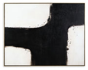 Reighlea - Black / White - Wall Art - JaxCo Furniture