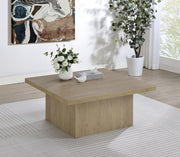 Devar - Square Engineered Wood Table - JaxCo Furniture