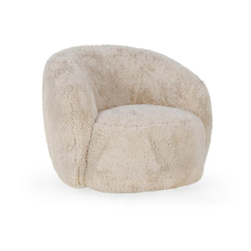 Adley - Plush Swivel Accent Chair - Sand - JaxCo Furniture