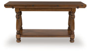 Sturlayne - Brown - Flip Top Sofa Table - JaxCo Furniture