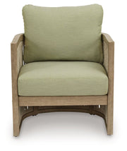 Serena Shores - Beige / Green - Lounge Chair With Cushion (Set of 2) - JaxCo Furniture