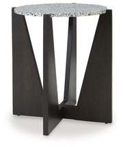 Tellrich - Black / White - Accent Table - JaxCo Furniture