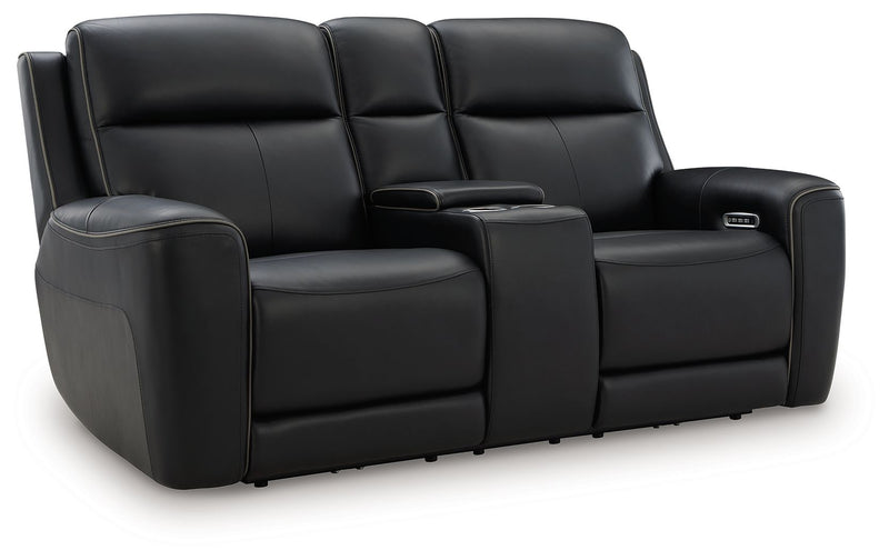 5Z-Comfort - Relaxation - Power Reclining Loveseat with Console / Adj Headrest - JaxCo Furniture