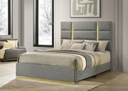 Ines - Fabric Upholstered Panel Bed - JaxCo Furniture