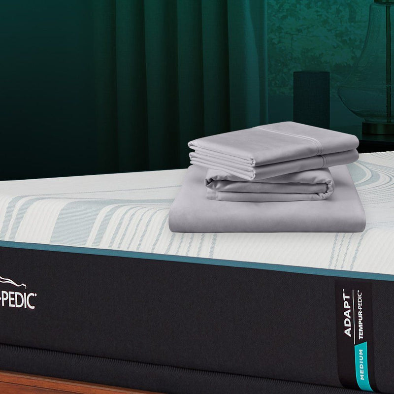 Tempur-Adapt - Tempur-Adapt Luxe Egyptian Cotton Sheets - Graphite - JaxCo Furniture