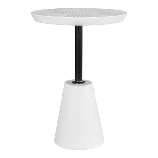 Foundation - Outdoor Accent Table - White - JaxCo Furniture