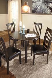 Hammis - Round Dining Drop Leaf Table Set - JaxCo Furniture