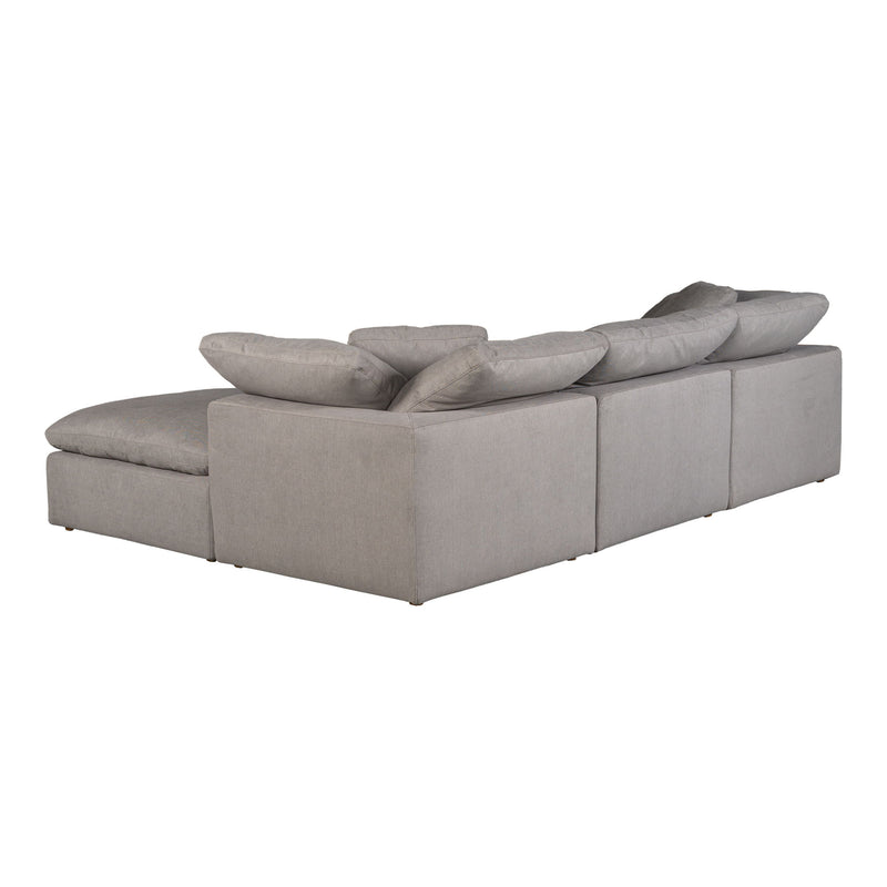 Terra - Livesmart Fabric Condo Lounge Modular Sectional - Light Gray - JaxCo Furniture