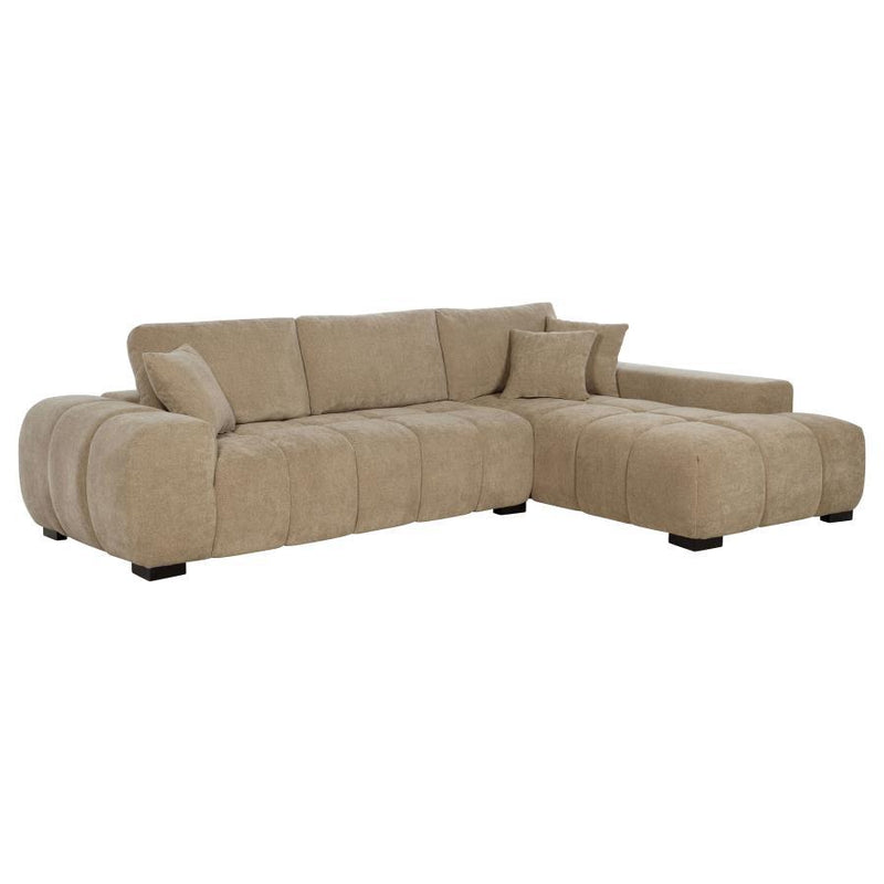 Octavia - Upholstered Sectional Chaise Sofa - JaxCo Furniture