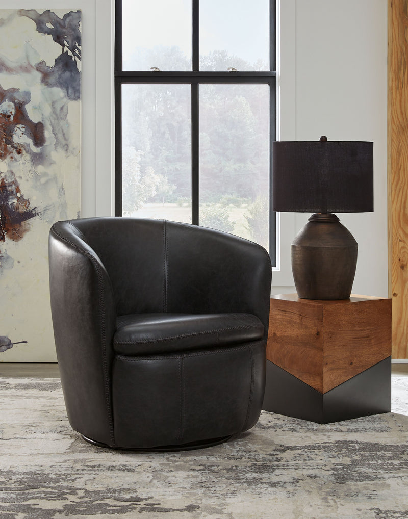 Kierreys - Swivel Chair - JaxCo Furniture