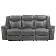 Conrad - Upholstered Padded Arm Motion Sofa Set - JaxCo Furniture