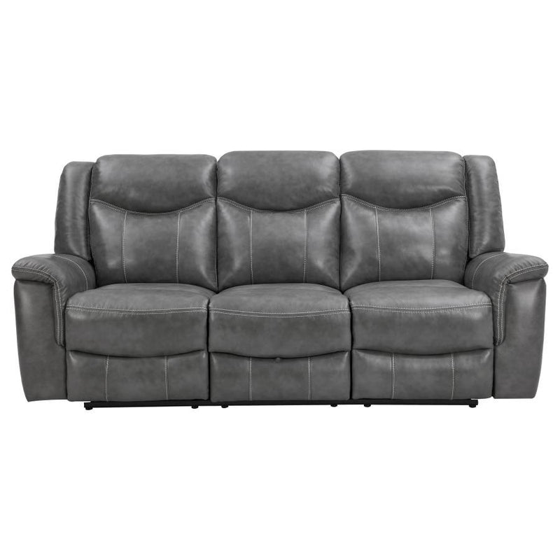 Conrad - Upholstered Padded Arm Motion Sofa Set - JaxCo Furniture