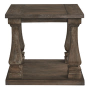 Johnelle - Gray - Rectangular End Table - JaxCo Furniture