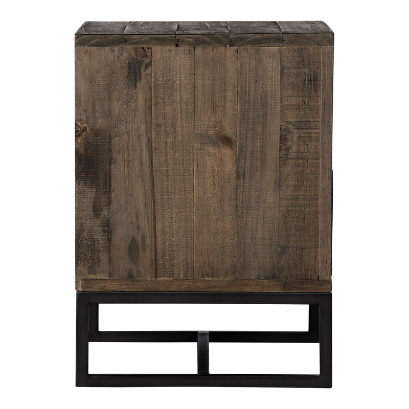Elena - Nightstand - Brown - JaxCo Furniture