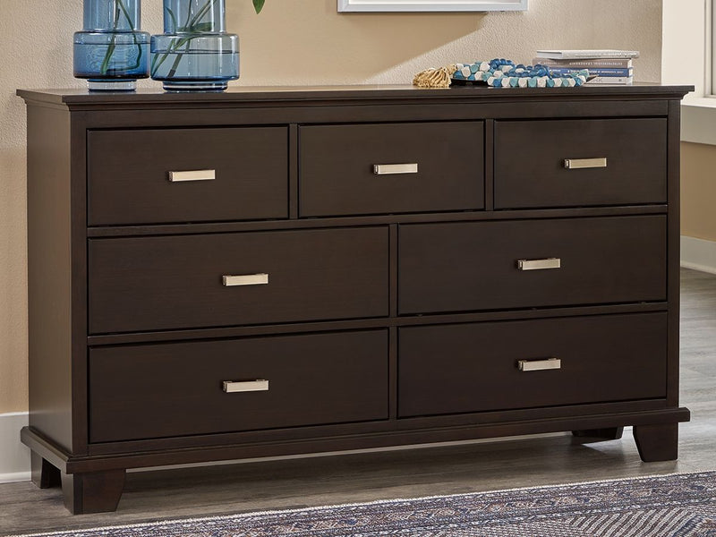 Covetown - Dark Brown - Dresser - JaxCo Furniture