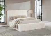 Rebecca - Faux Fur Upholstered Bed - JaxCo Furniture