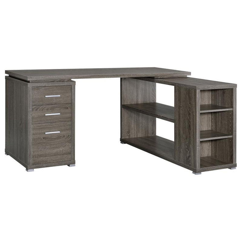 Yvette - 3-Drawer L-Shape Computer Desk - JaxCo Furniture
