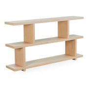 Miri - Small Shelf - White Wash Oak - JaxCo Furniture