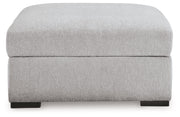 Gabyleigh - Nickel - Ottoman With Storage - JaxCo Furniture