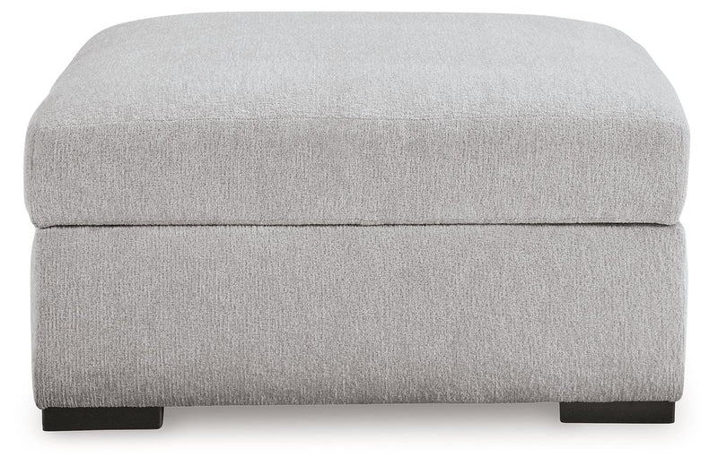 Gabyleigh - Nickel - Ottoman With Storage - JaxCo Furniture