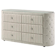 Sonya - 6-Drawer Upholstered Bedroom Dresser - JaxCo Furniture