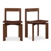 Daifuku - Dining Chair (Set of 2) - Brown - JaxCo Furniture